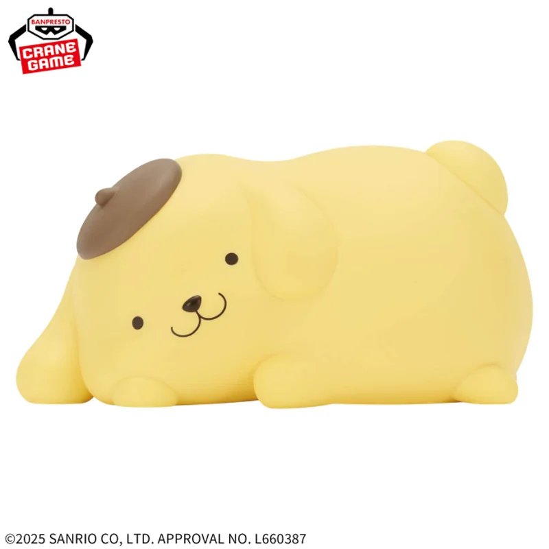 

Genuine Original Bandai Banpresto Pom Pom Purin Sofvimates Pompompurin Figure Model Collector Figurine Toys Lying Posture Doll
