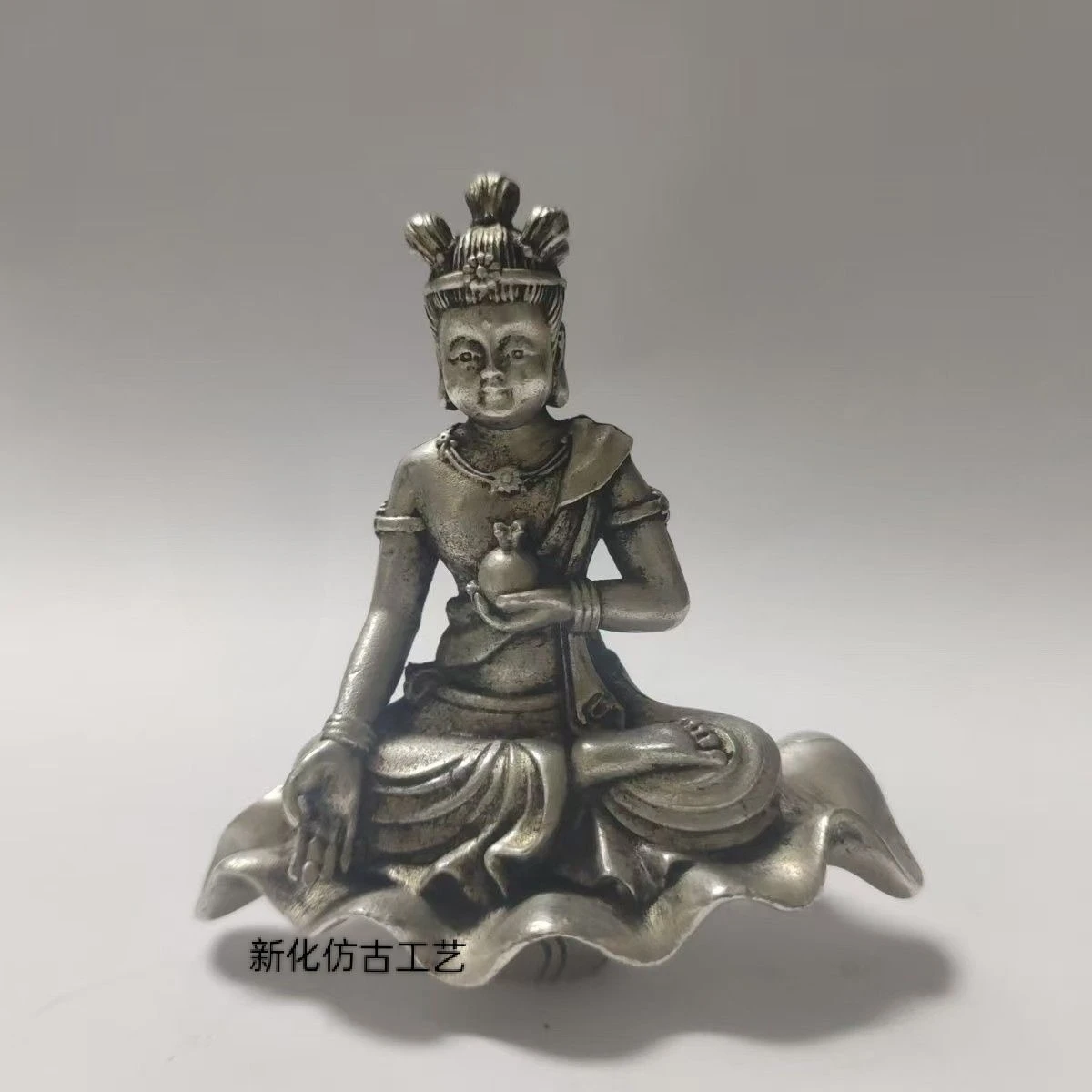 Lotus leaf guanyin Statue for Tea Home Decor Ornaments