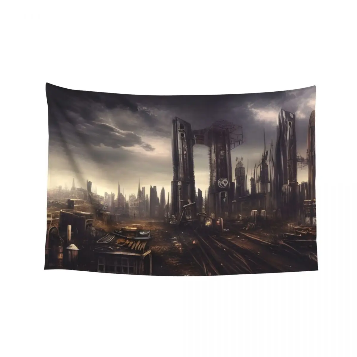 

Post Apocalyptic City Tapestry House Decorations Room Aesthetic Decor Decor For Bedroom Tapestry