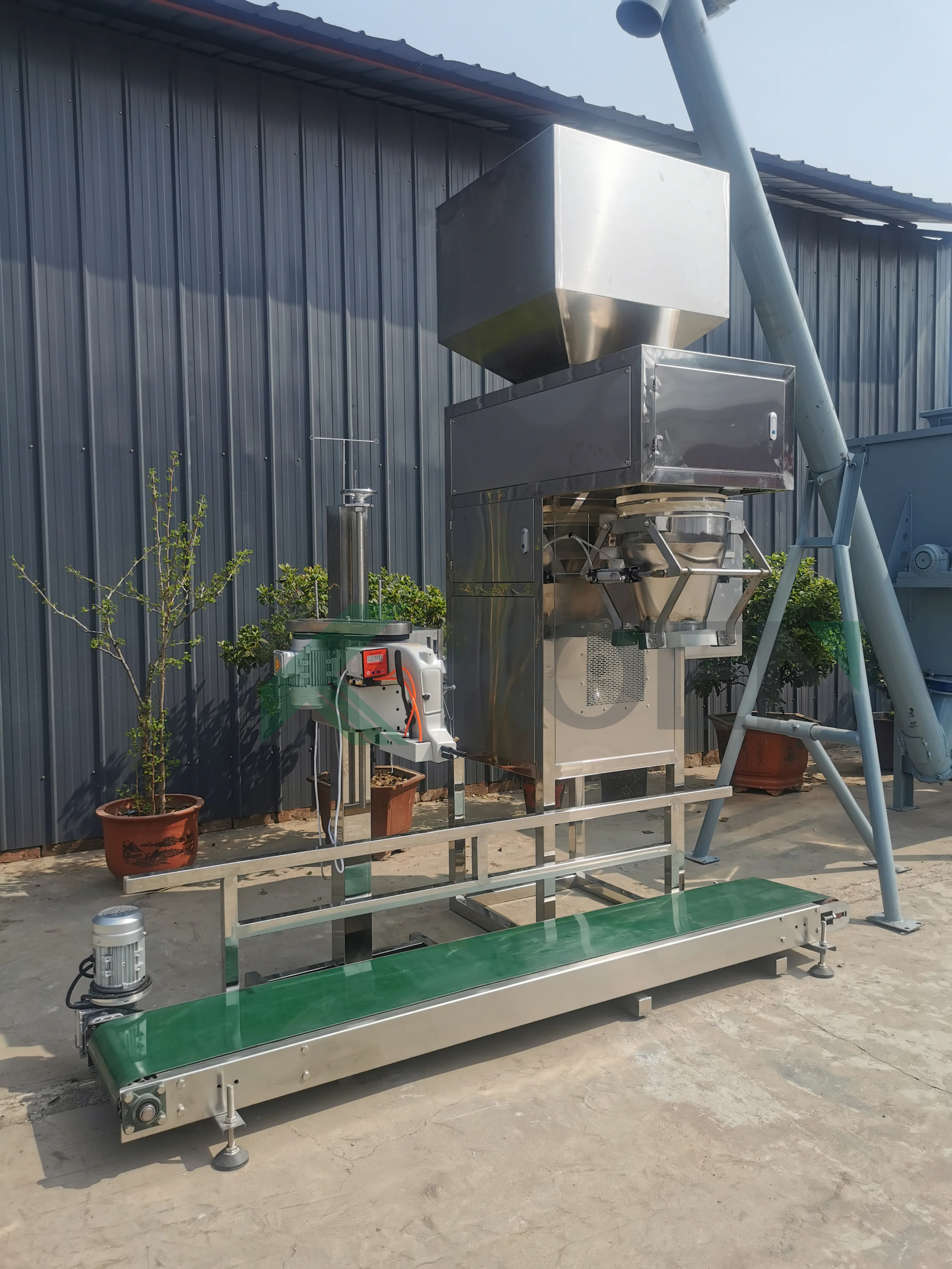 10kg 25kg  50kg 100kg Flour Filling Packing Sealing Machine with Thread Cutting Function
