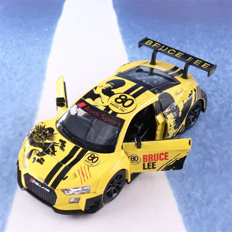 1:32 Audi R8 LMS GT3 racing car High Simulation Diecast Car Metal Alloy Model Car Children\'s toys collection gifts A18