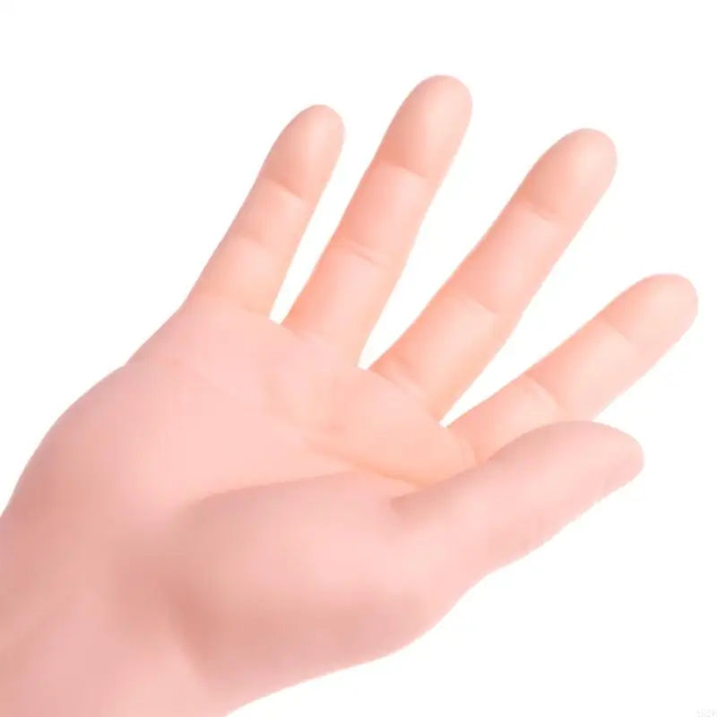 A52E Männliche Schaufensterpuppe Hände Modell Display Handschuhe Schmuck Modellständer für Heimdekoration/Juweliergeschäft – Schwarz/Weiß/Hautton – Detail 5
