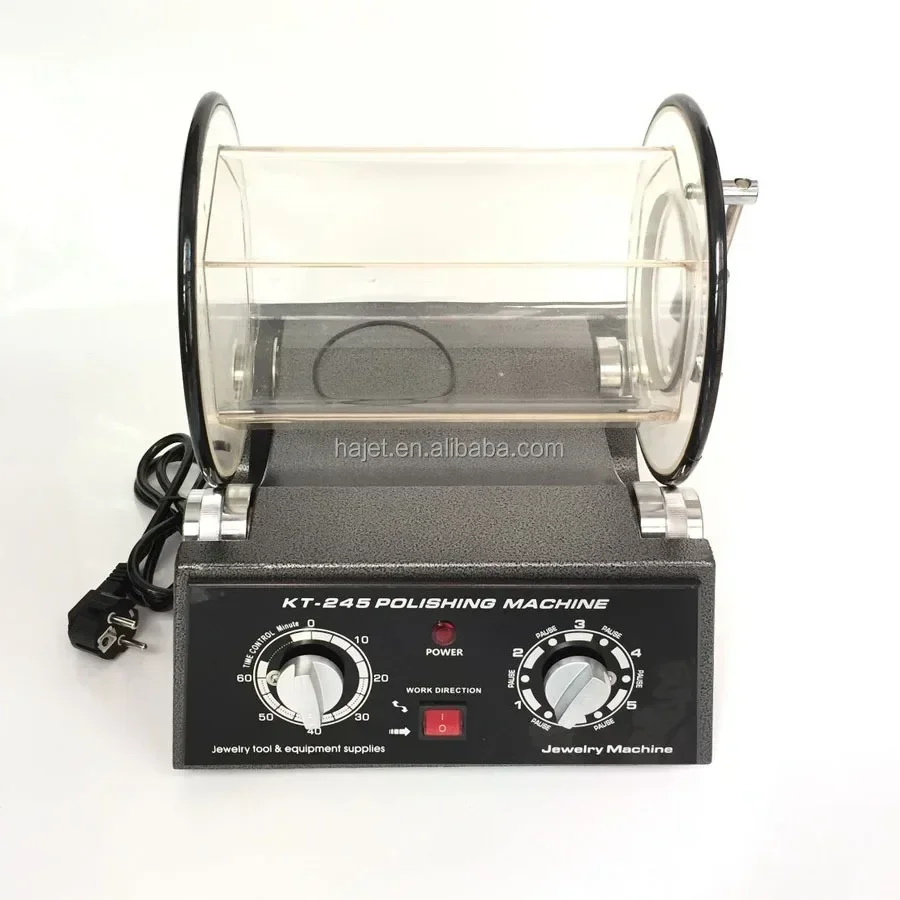2026/Hot Selling 8kg Capacity Rotary Rock Tumbler Jewellery Polishing Machine Mini Rotary Tumbler