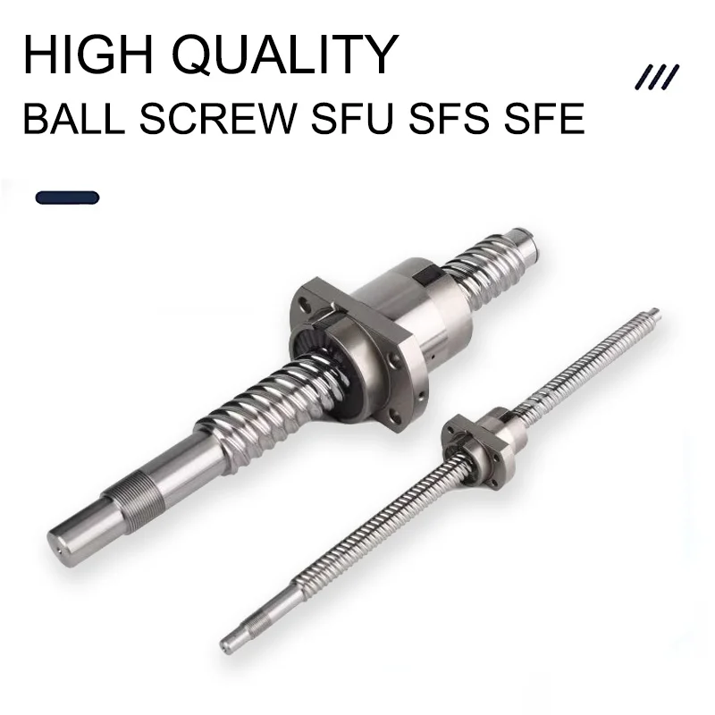 

High Precision C7 Grade Single Nut Ball Screw SFU1204/SFS1205/SFS1210/SFU1604/SFU1610/SFE1616/SFS1620 - 150-550mm Custom Length