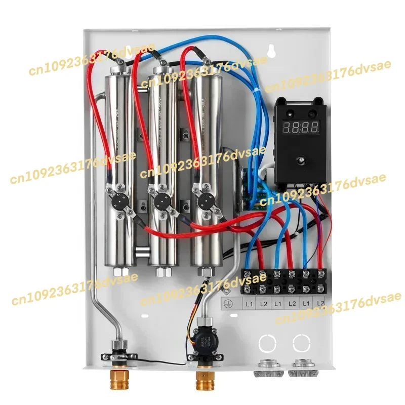 

In Stock 3 Phase 240V/400V/380V All In One Inline Commercial Spa Swimming Pool Instant Electr Electric Water Heater For Hotel