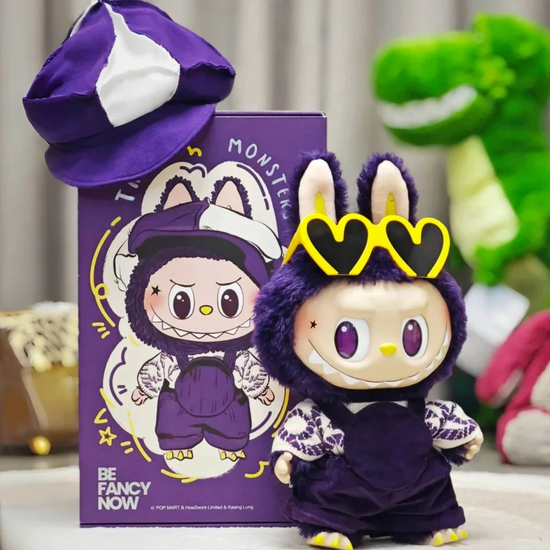 New Arrival The Monster Labubu Series 2.0 Fancy Purple Milan Fashion Vinyl Doll Decoration 1:1 Replica Desktop Toy Birthday Gift