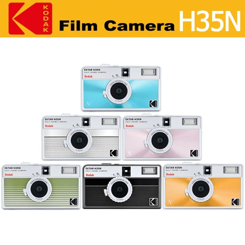 الأصلي كوداك EKTAR H35 H35N نصف إطار كاميرا 35 مللي متر فيلم كاميرا قابلة لإعادة الاستخدام فيلم الكاميرا مع ضوء فلاش اختياري ColorPlus 200
