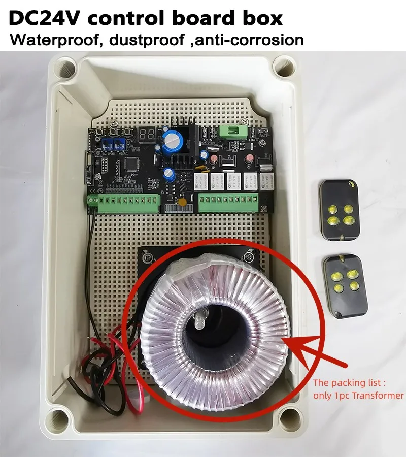 

150W Transformer Is Used For DC24V Swing Gate Opener Packing List is Only 1pc Transformer