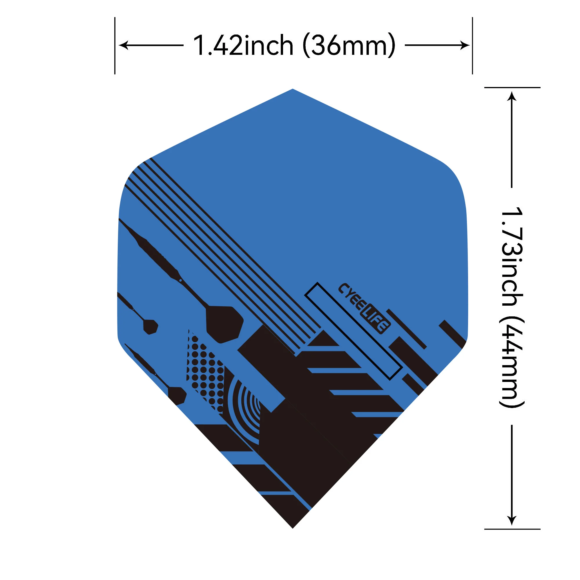 Cyeelife 30 Pcs Cool Standaard Dart Vluchten Nice Darts Vlucht Dardos Veer Vleugel Outdoor Staart Gemengde Patroon