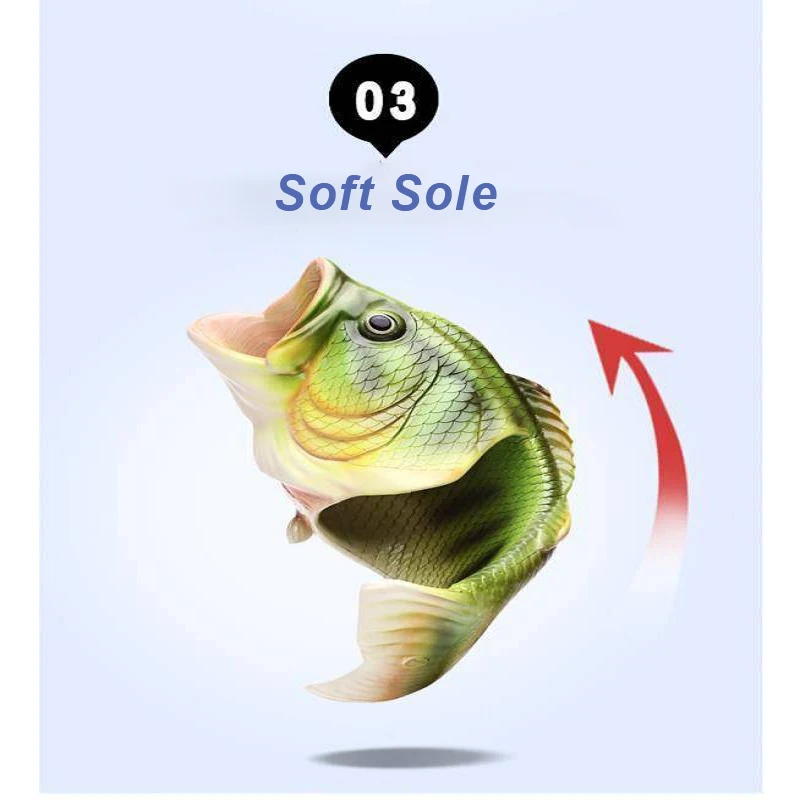 Mn Fish-Pantoufles Flip Flips pour femmes, chaussures de plage pour dames, confortables, cool, famille, design unique, nouveau, 2024