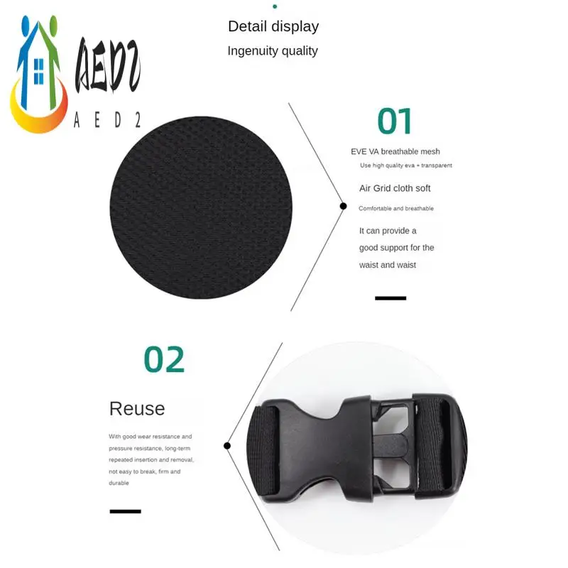 AED2-حقيبة خصر للتخييم البري، حقيبة طُعم ذات سعة كبيرة، حقيبة صنارة صيد متعددة الوظائف، حزمة مراوح صيد مقاومة للماء