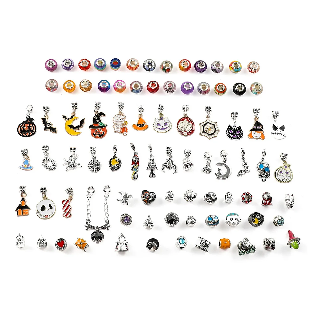 Disney Nightmare Before Christmas Jack Skellington Halloween Advent Surprise Blind Box DIY Charms Kralen Armband Bedels Hangers