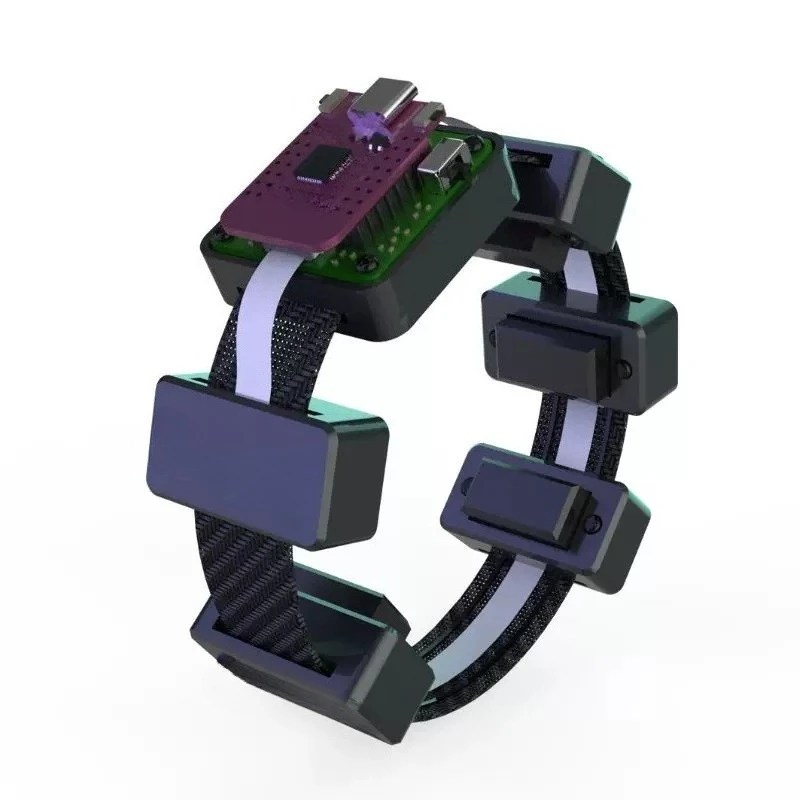 Wearable Muscle Deformation Armband Hall Sensor High Signal‑To‑Noise Ratio Analog Signal Collector ForOpen Secondary Development