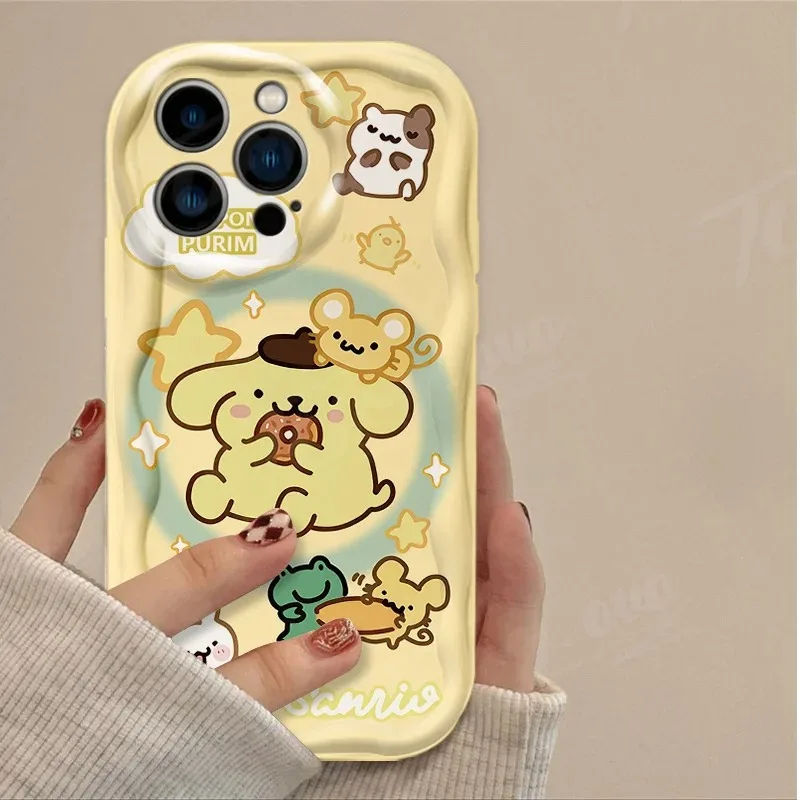 Cinnamoroll Pom Purin Phone Case For Xiaomi Redmi Note 13 12 11 Pro Plus 4G 5G 12S 11S 10 10S 9 9S 8 13C 12C 10C Turbo 3 Cover