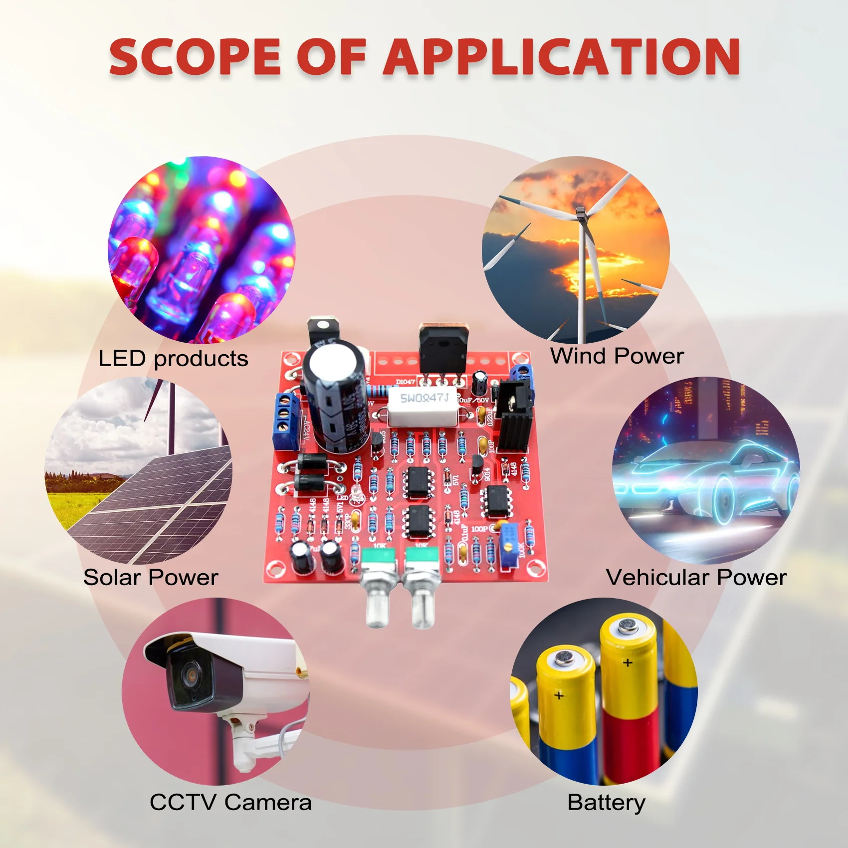 ABVA-0-30V 2Ma-3A قابل للتعديل DC موفر طاقة تنظيمي لتقوم بها بنفسك عدة قصيرة مع الحماية