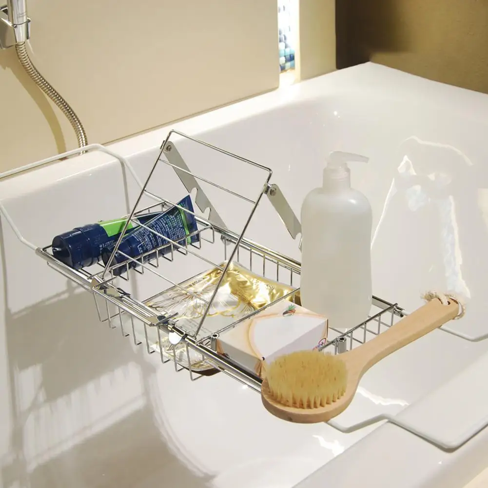 Bath Basin Rack Simplicity Easy Clean Bathtub Caddy Impact-resistant Bathtub Tray Bathroom Accessories Bathtub Tray