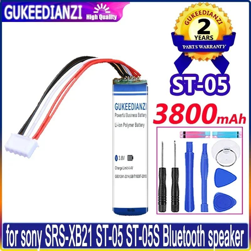 3800mAh Speaker Battery for Sony SRS-XB21, ST-05, ST-05S Bluetooth Speaker, ST-05 (3500mAh)