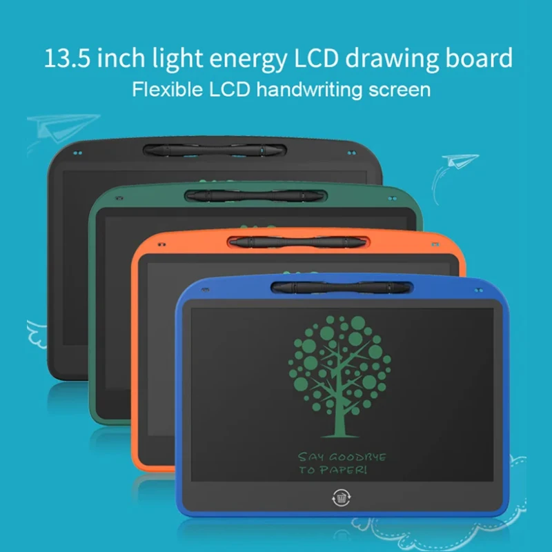 

13.5inch LCD Writing Tablet Electronic Writting Doodle Board Colorful Handwriting Pad Drawing Graphics Kids Birthday Gift L04