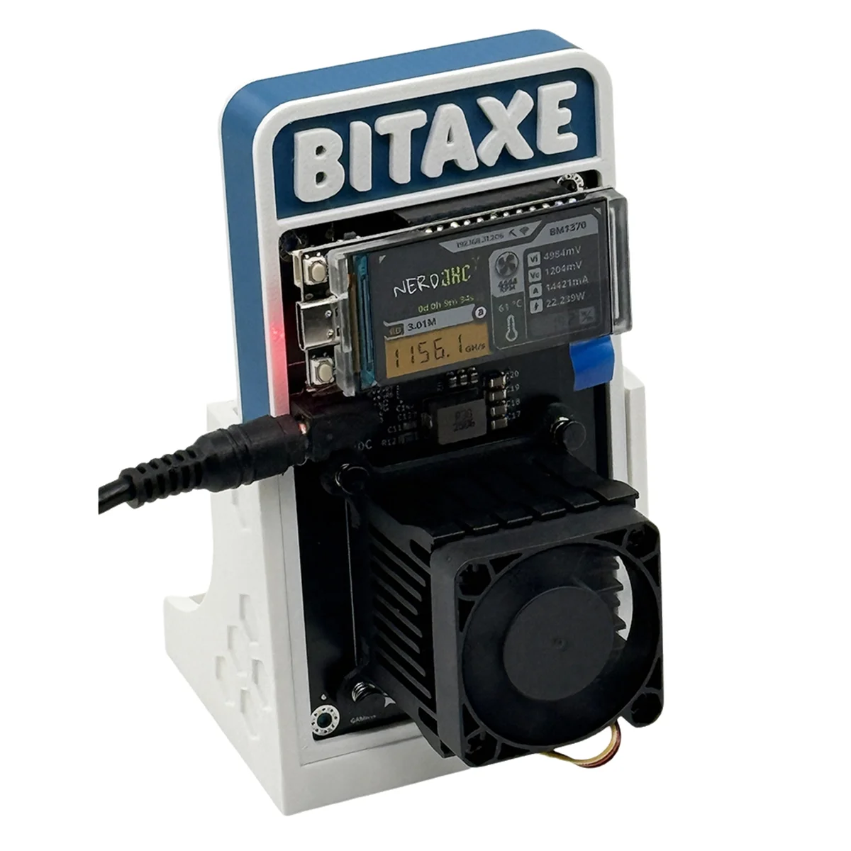A49T Gamma 601 1200GH/S 1.2TH/S BTC Solo Miner 18-22W BM1370 Asic من Antminer S21 Pro Crypto Miner UK PLUG