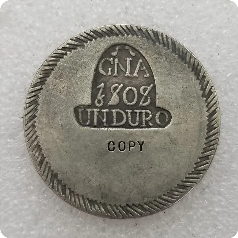 1808 GERONA FERNANDO VII EN UNA CALIDAD MUY BONITA SPAIN COPY commemorative coins-replica coins medal coins collectibles