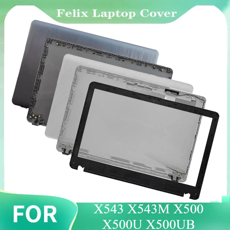 

15.6Inch New Laptop Housing Case LCD Back Cover Front Bezel Frame Hinges Rear Lid Top Case For X543 X543M X500 X500U X500UB