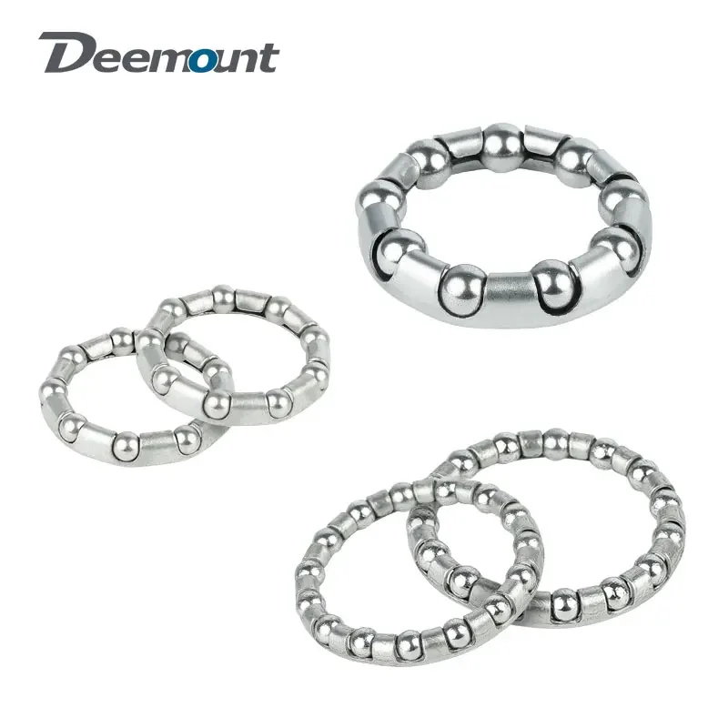 4PCS Bicycle Ball Bearing Retainer for Bottom Bracket Crank Headset Fork Hub 1/4 1/8 3/8 3/16 5/16 5/32-inch 5mm 6mm