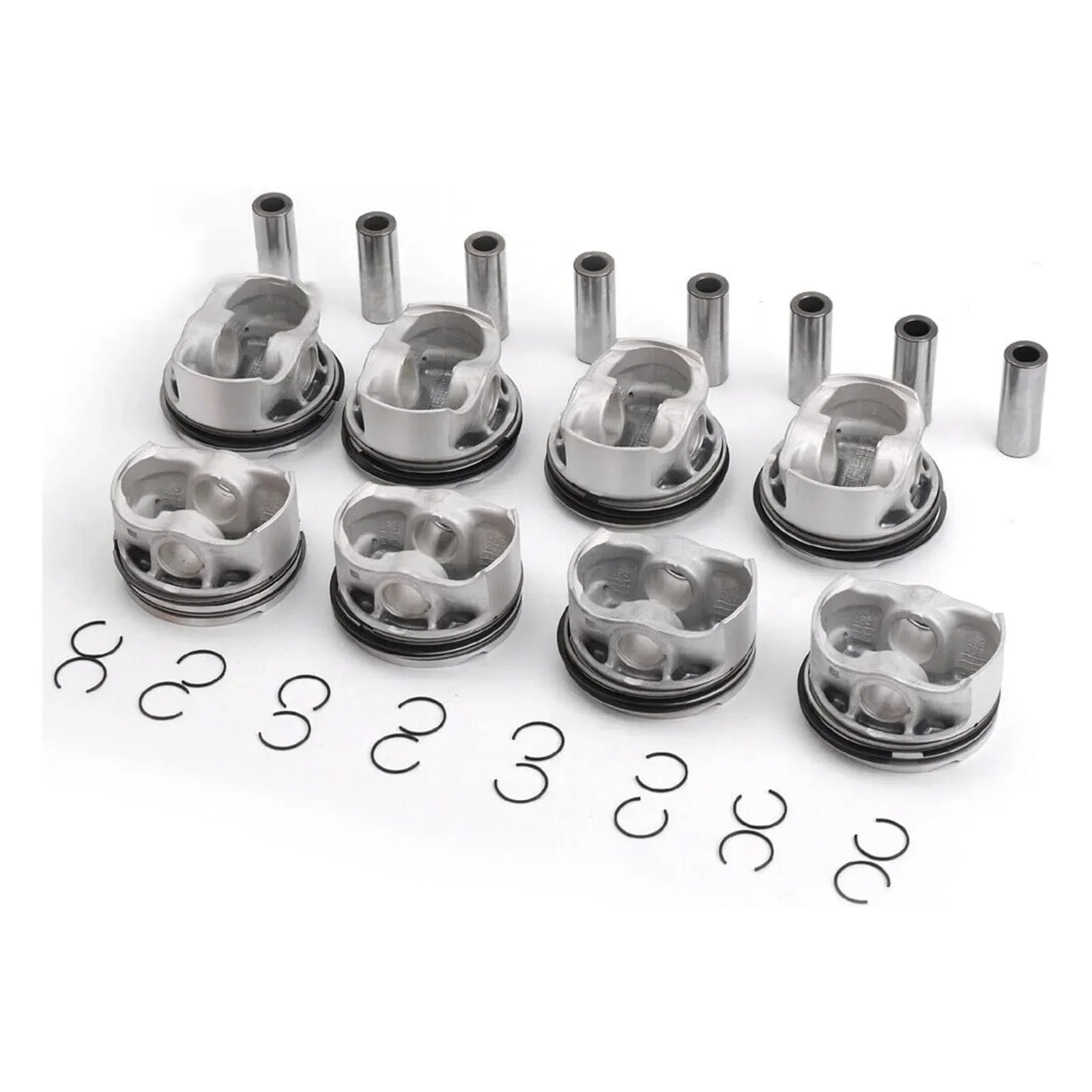 Aftermarket 8x Pistons Rings Set Φ89mm For BMW 550ix 750i X5 X6 F10 F15 F16 N63N N63TU 4.4 T 11257647339
