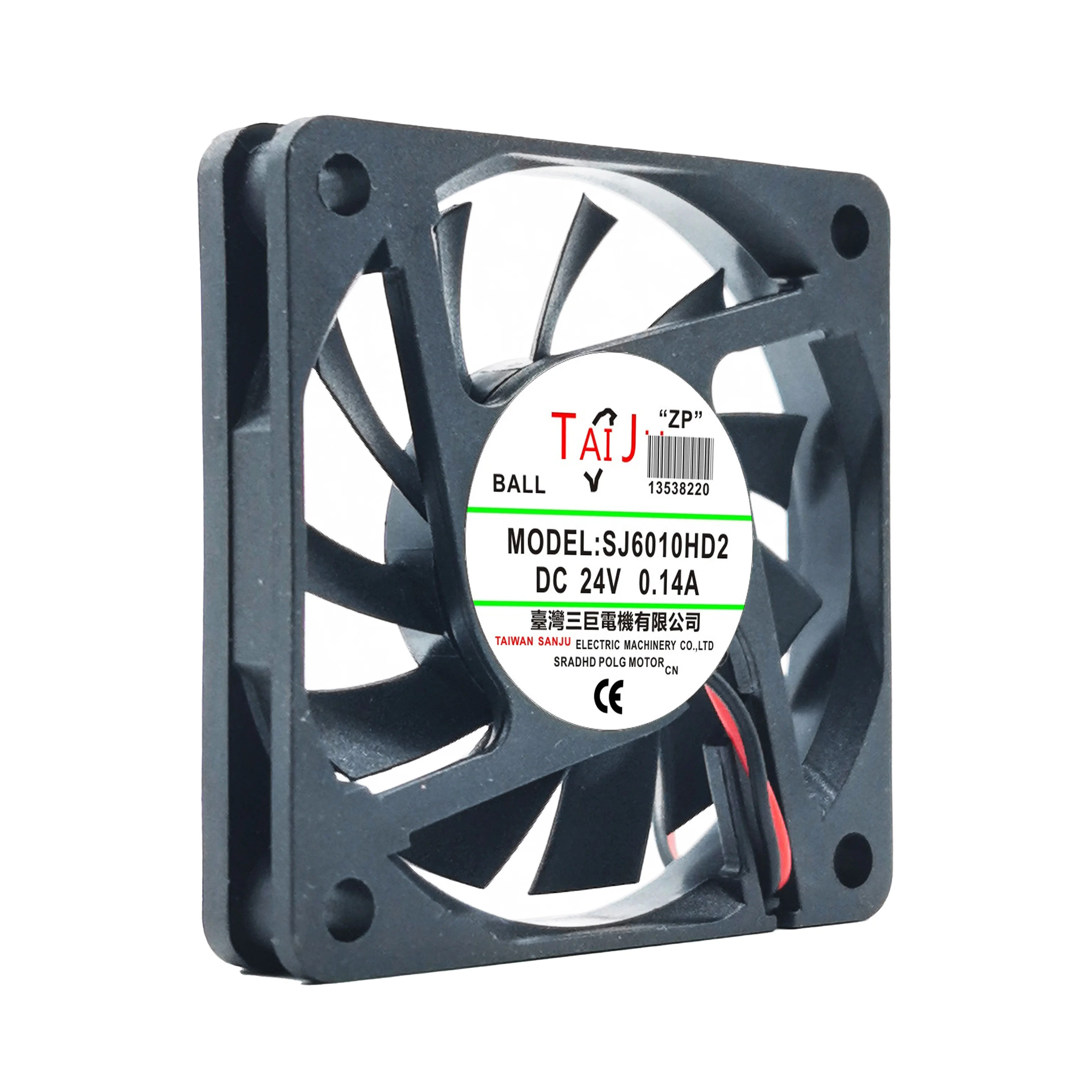 Taiwan Sanj DC 12V 24V SJ6010HD2 HD1 inverter, power cooling fan 6cm 6010 60*60*10MM