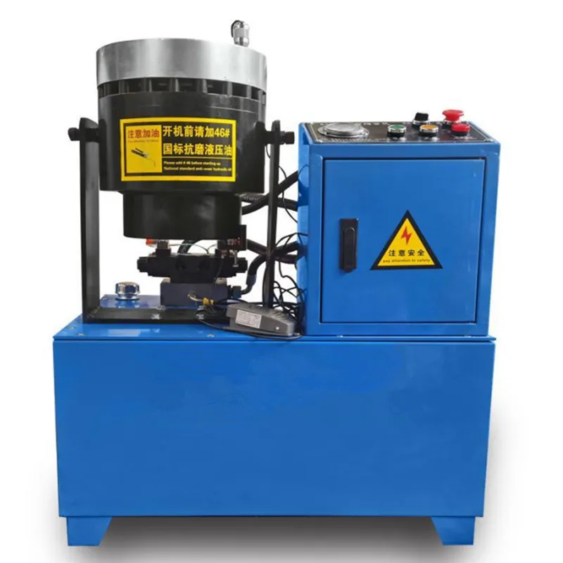 

Hydraulic pipe shrinking machine Hose joint crimping machine Hydraulic YouTube crimping machine Steel pipe shrinking