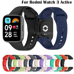 Fashion Silicone WatchBand For Redmi Watch 3 Active SmartWatch Strap Wristbands Bracelet For Redmi Watch 3 Lite Strap WristBand