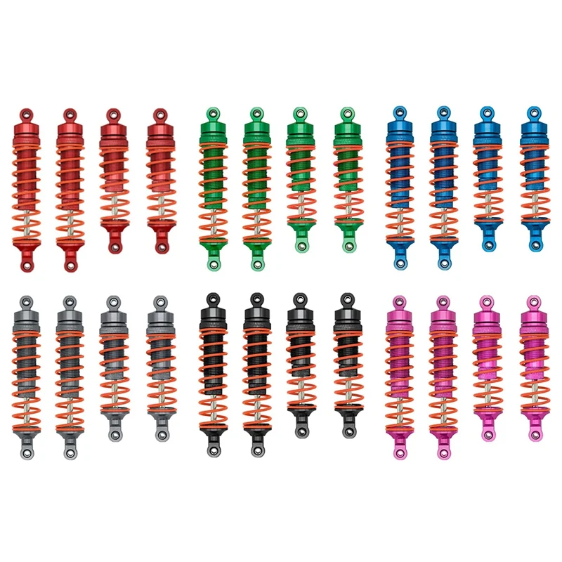 Metal Front And Rear Shock Absorber For Traxxas Slash 4X4 VXL 2WD Rustler Stampede Hoss 1/10 RC Car Upgrades Parts