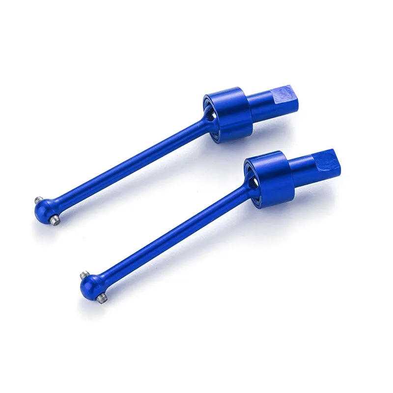 RCGOFOLLOW Aluminum Front Rear Damper Suspension Arm Rear Axle Assembly Kits for Traxxas Latrax Teton 1/18 RC Upgrade Blue