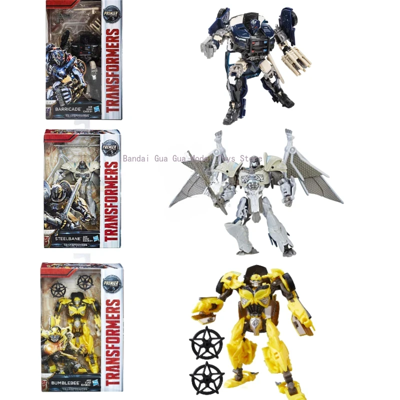 In Stock Takara Tomy Transformers:The Last Knight Series Deluxe Class Steelbane Drift Sqweeks Bumblebee Slag Action Figure Robot