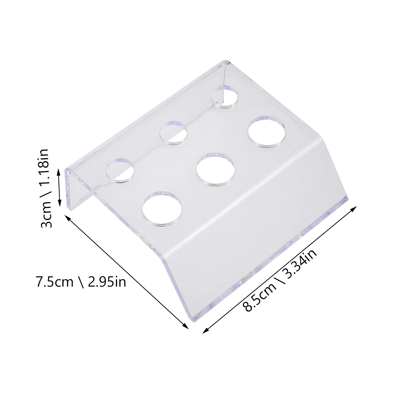 4 قطعة رف ألوان الوشم حامل أكواب الصباغ الأكريليك حامل وضع عمودي دعم لحماية الماكينة مقاومة للصدأ #5