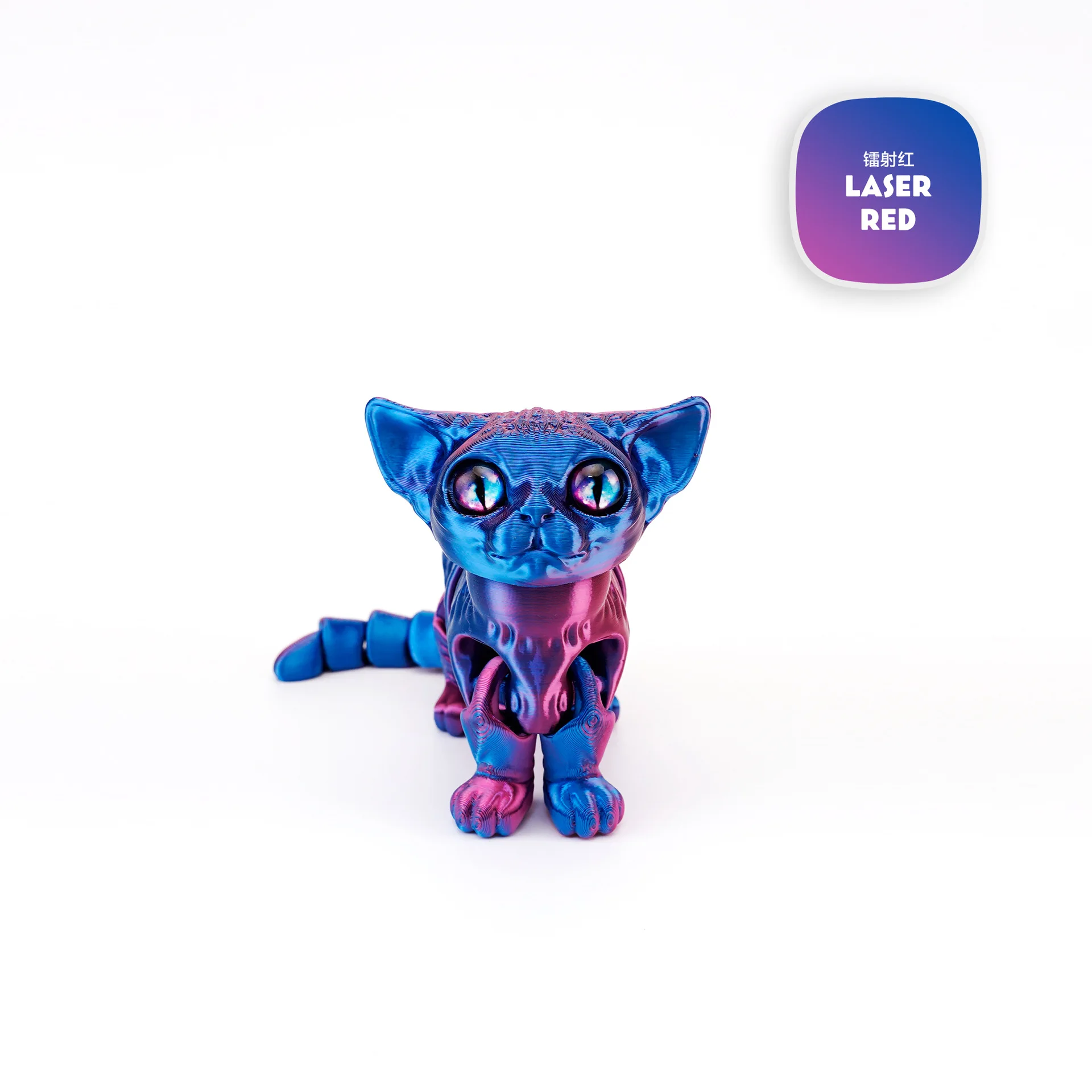 3D printing cute Siamese cat new cross-border explosive ornament figure model simulation toy new ornament animal