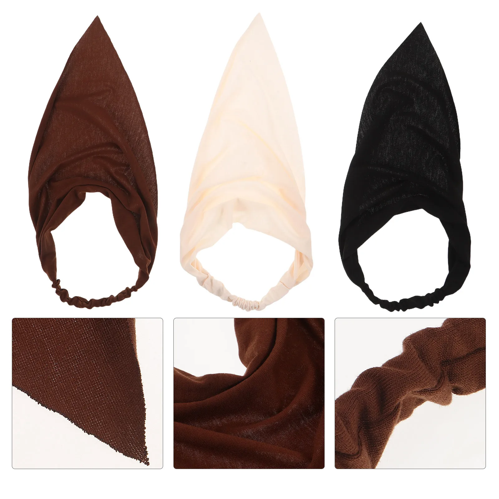 

6Pcs Bohemian Headband Premium Cotton Triangle Scarf for Women Stretchy Hair Bandana Secure Hold Headband for Active Lifestyle