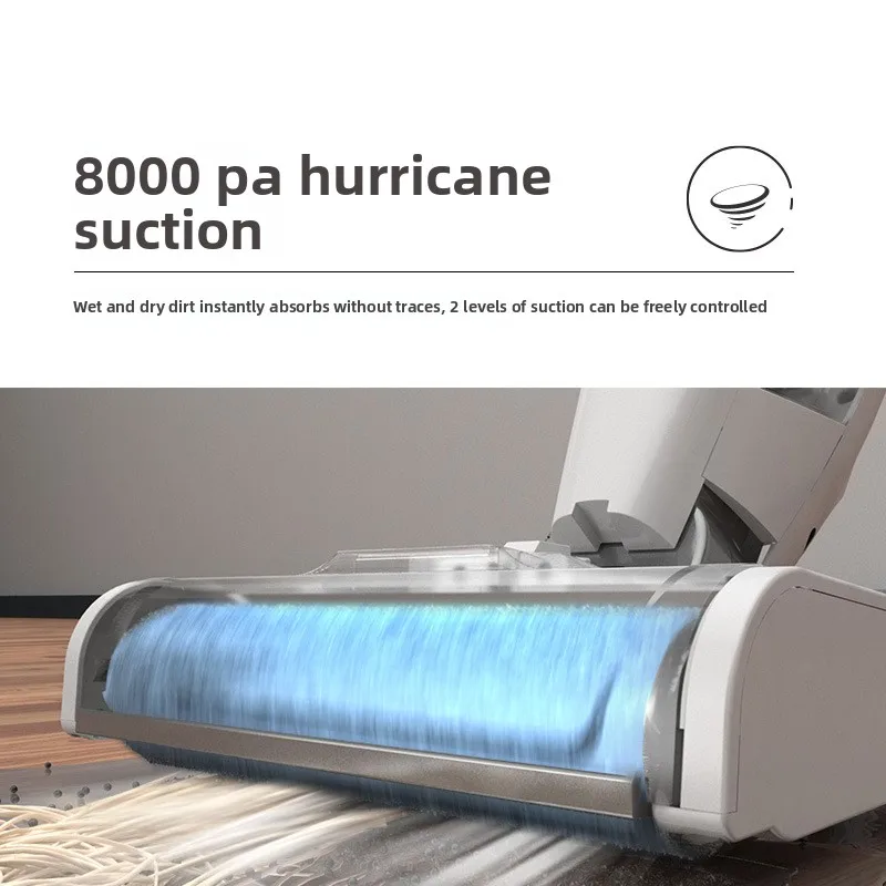 Factory Direct Sale Household All-in-One Handheld Electric Mop Wireless Smart Vacuum & Mop with Self-Cleaning Feature Bagless