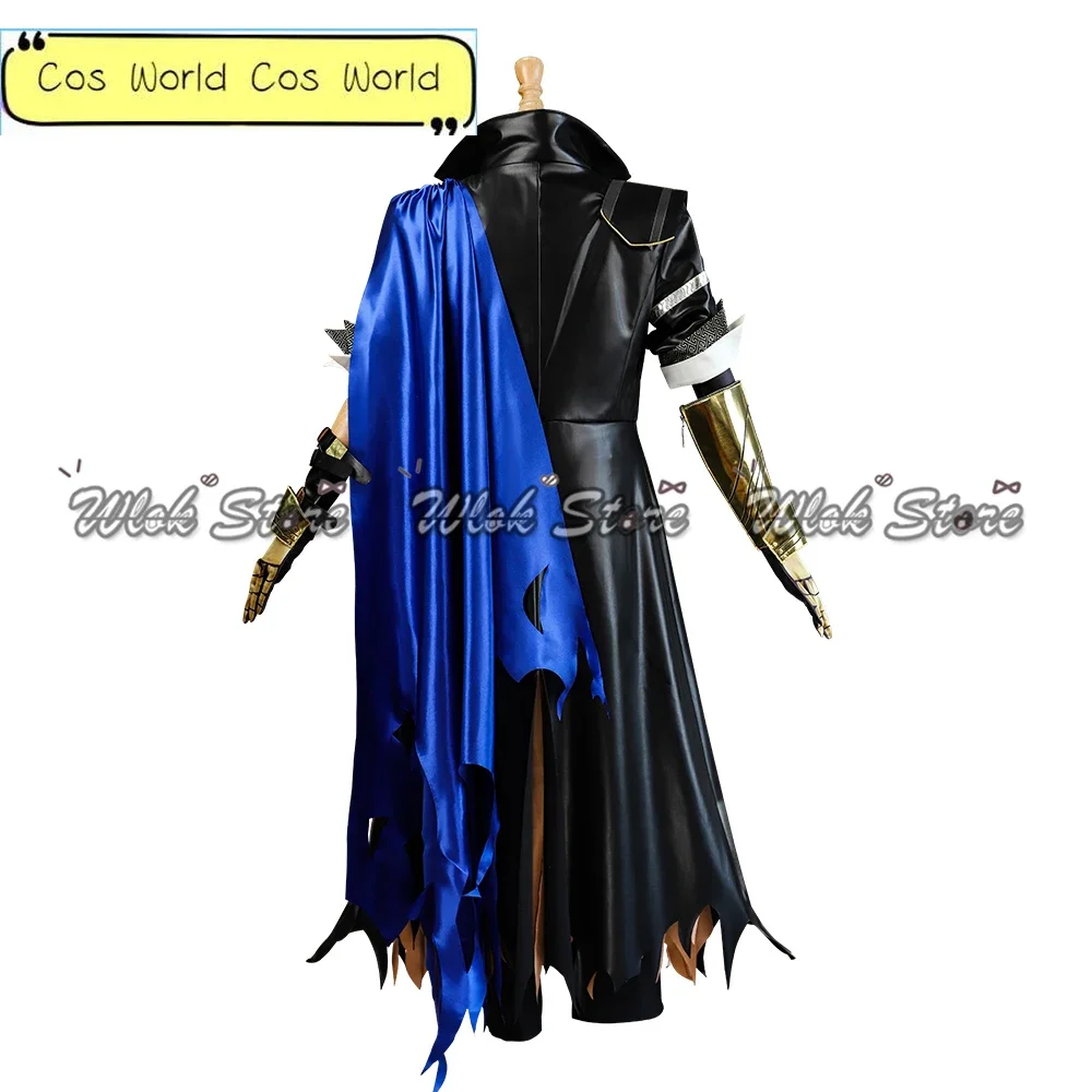 Game Arknights Mlynar Cosplay Costume Wig Shoes Mlynar New Skin Jacket Coat Pants Ears Tail Men Halloween Party Roleplay Uniform