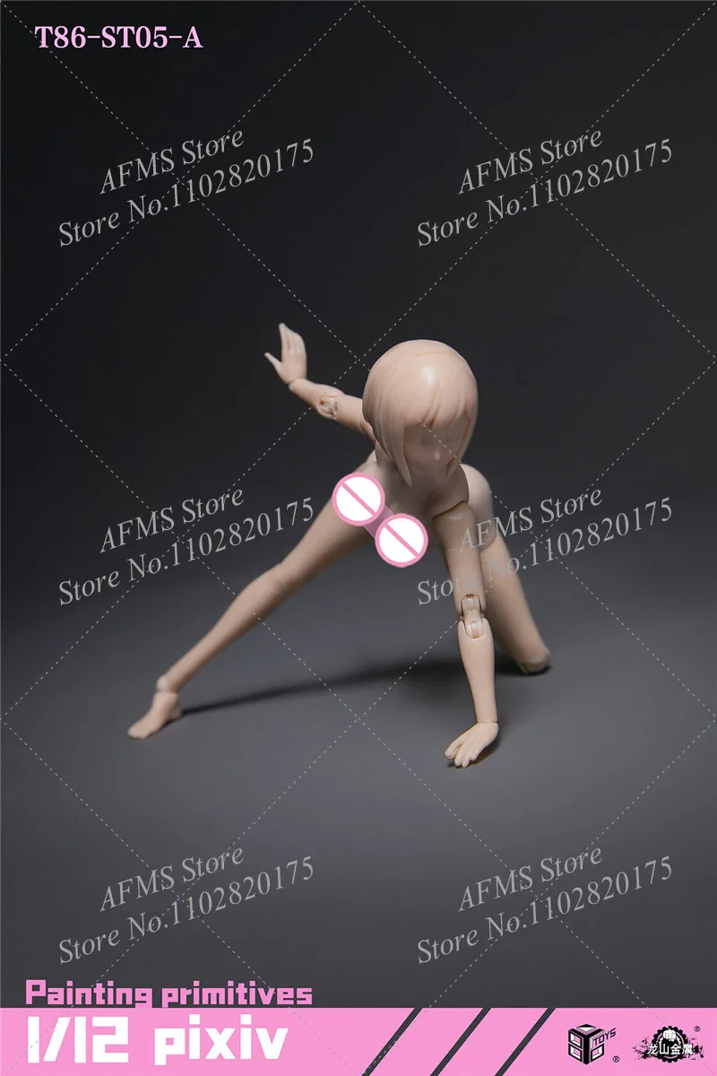 86TOYS T86-ST05 06 1/12 مقياس تحصيل الشكل الجسم لطيف أنيمي المحمول دعوى فتاة 6 بوصة سوبر مرنة المشتركة عمل نموذج لجسم #4