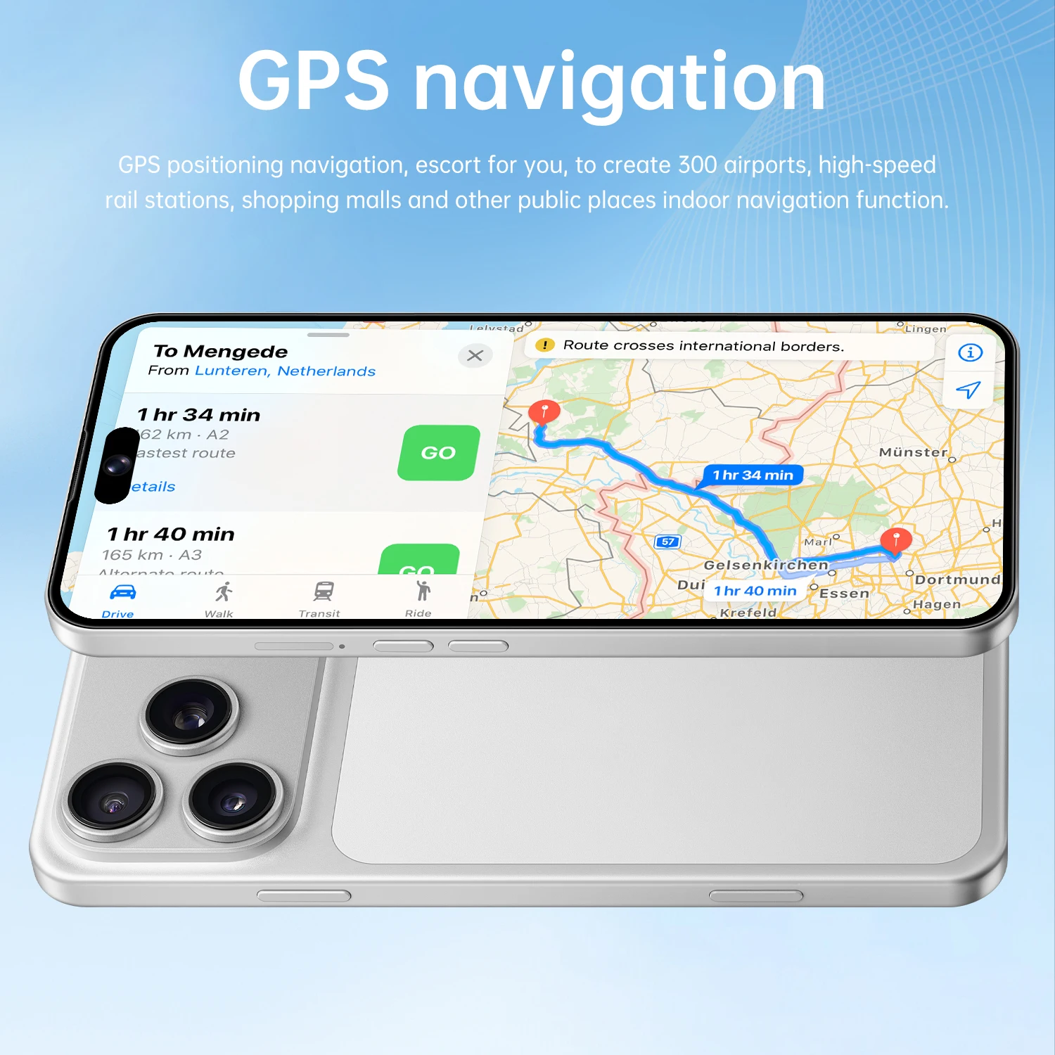 IVMI Global Vision 17Pro Max Smartphone Android 3GB RAM 16GB ROM 5+13MP Face ID 4G Network Google Play Store Mobile Phones