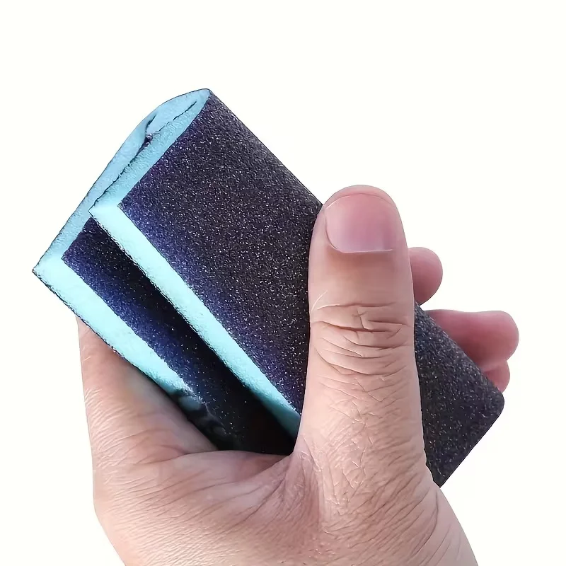 12Pcs Washable Reusable Wet Dry Sanding Block Sponge Sandpaper for Wood Metal Furniture