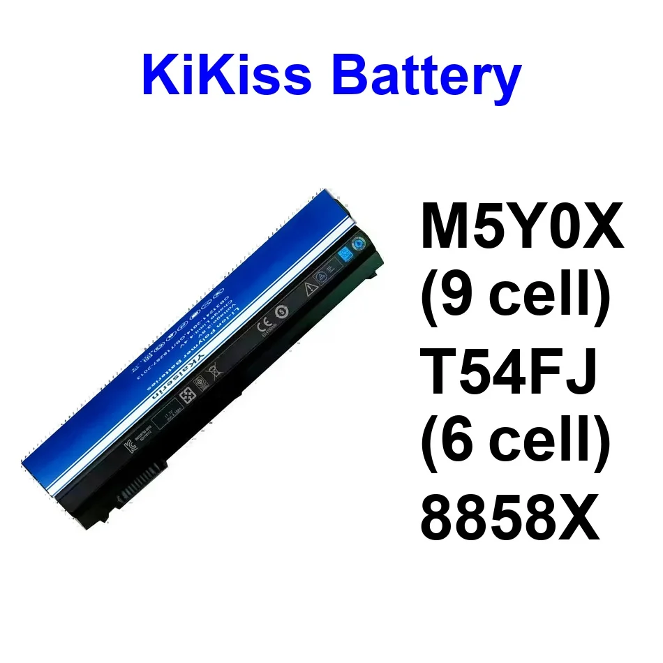 

M5Y0X 9 Cell T54FJ 6 8858X Battery For Dell Latitude E6420 E6430 E6520 E6530 E6540 E5420 E5430 E5520 E5530 5000-9200Mah