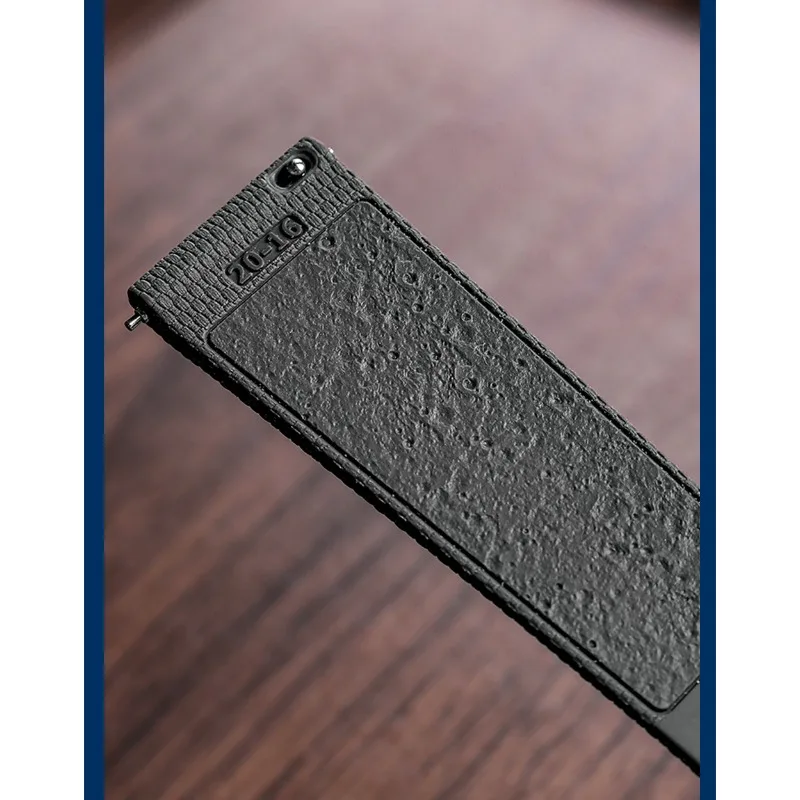 Textured Silicone Watch Strap Quick Release 20mm Compatible with Omega Swatch Moon Snoopy Moonswatch collaboration Model