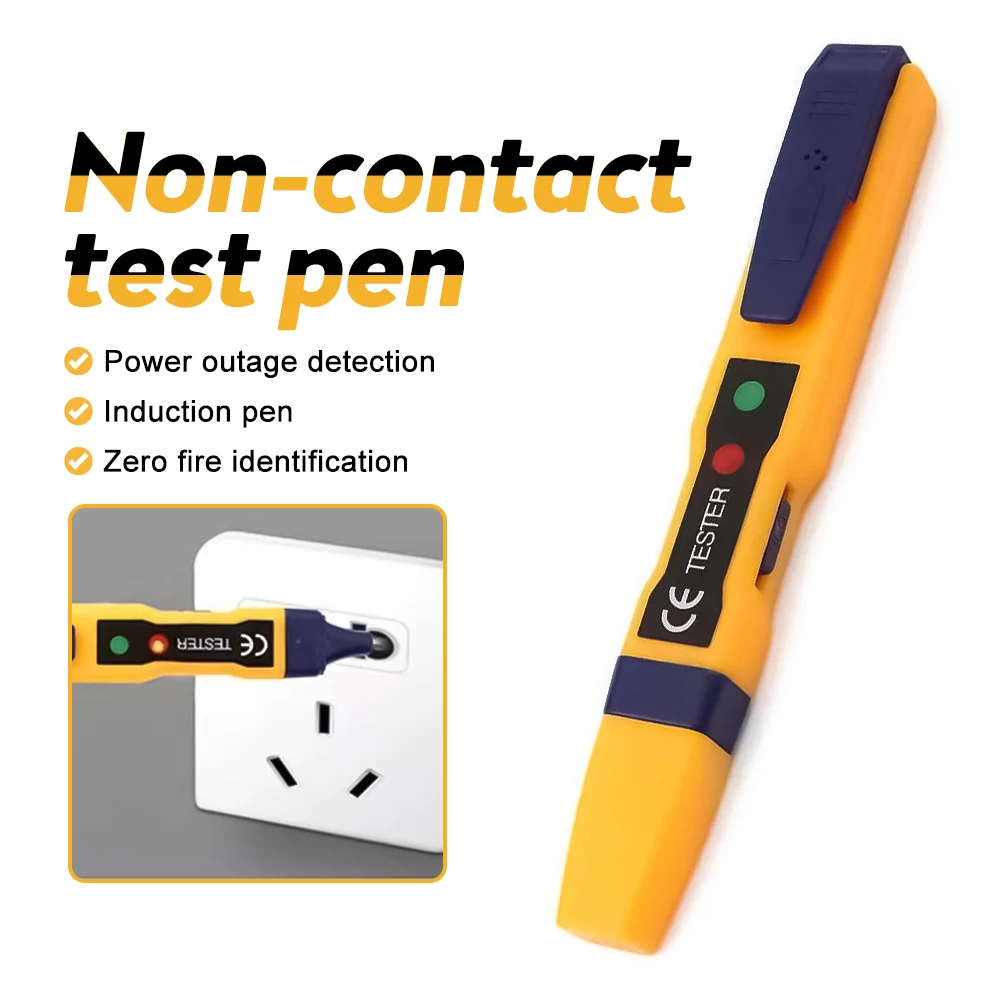 Digital Voltage Detector 12-1000V AC/DC Non-Contact Tester Voltage Current Meter Electrical Circuit Test Pen For Breaker