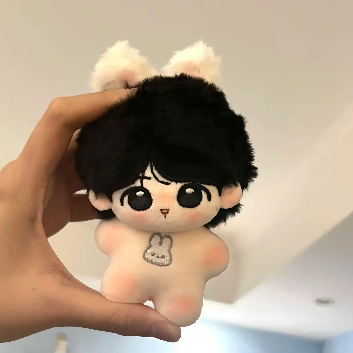 Peluche de 10cm para niño guapo, muñeco de peluche de algodón Jung Kook, regalo sorpresa para el regreso a la escuela o mochila creativa, colgante, regalo de cumpleaños