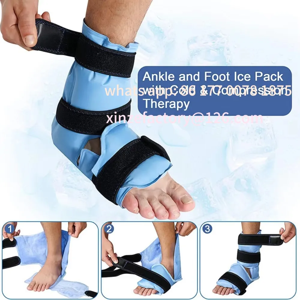 Customizable Ankle Protector Cold Hot Compress Heel Ice Pack Ankle Brace Reusable Professional Ankle Brace Compression