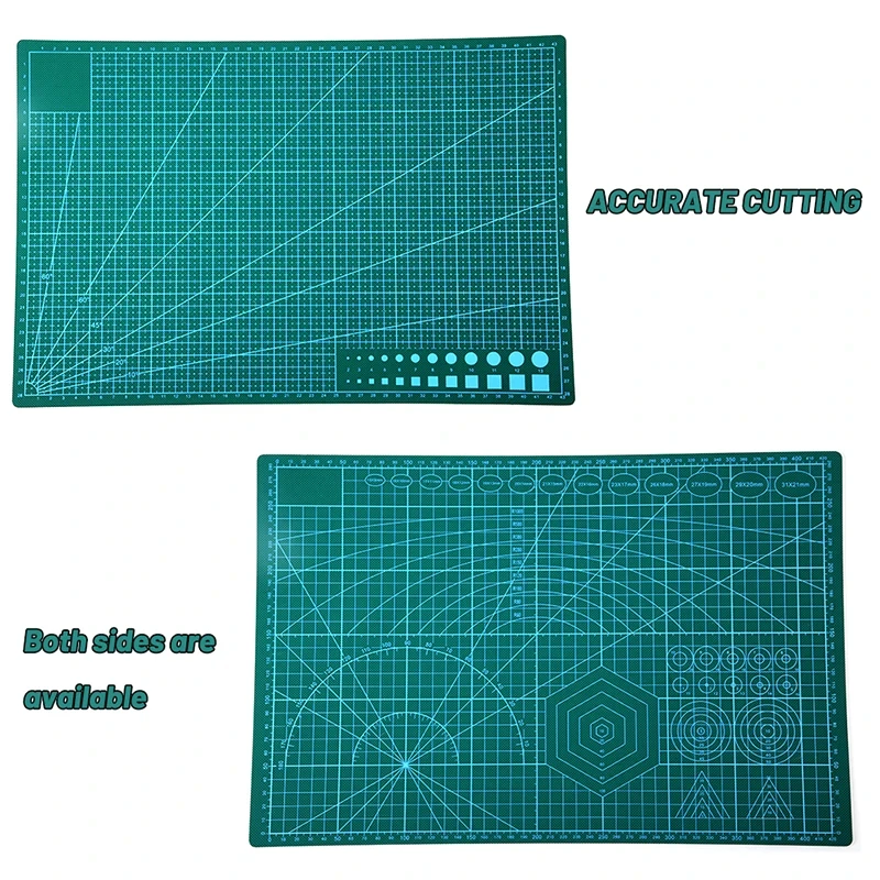 A4 PVC Double-sided Self-healing Cutting Mat Patchwork Carving Pad DIY Cutting Board Lasting Non-slip Repair Tool