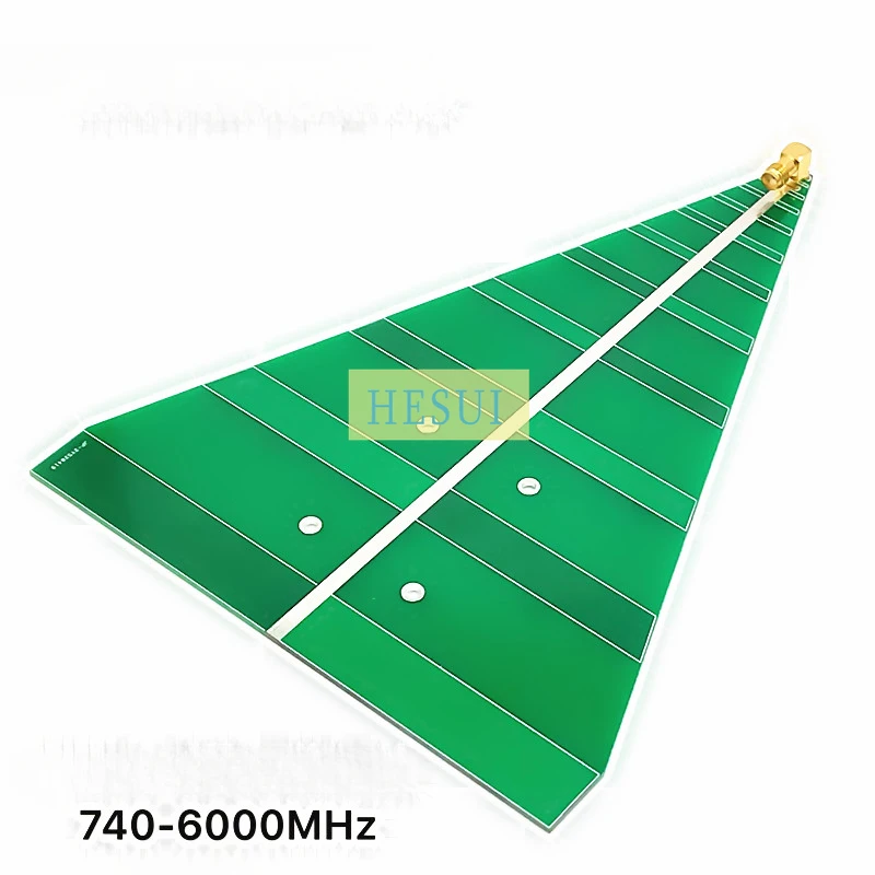 UWB ultra-wideband log-periodic antenna 740MHz-6000MHz