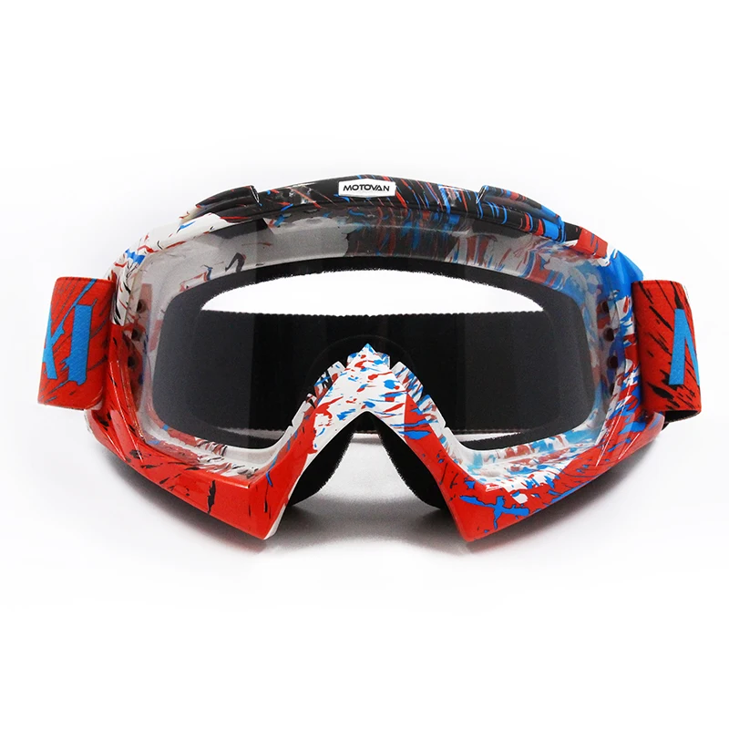 Motovan Motorcycle Bicycle Eyes Mask Cover Eyewear Motocross Goggles Eyeglasses Racing Bike Men Women Glasses Ski Colorful Lens