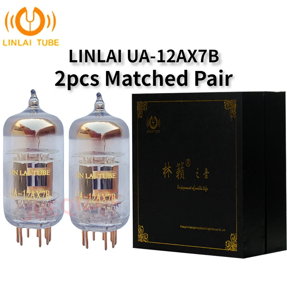 

LINLAI мкА 12AX7B 12AX7 ECC83 12AU7 ECC82, вакуумная трубка для hi-fi звука, набор для самостоятельной сборки, заводские испытания и подходящий Quad